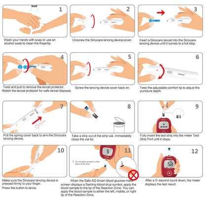 Diabetes Blood Sugar Monitor  and Lancets