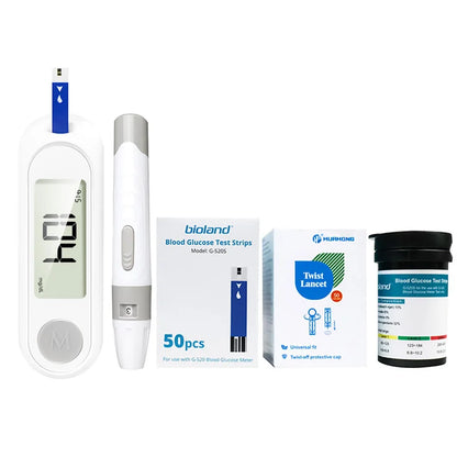 Blood Sugar Meter for Diabetics Kit with  50 Test Strips and  lancet Machine