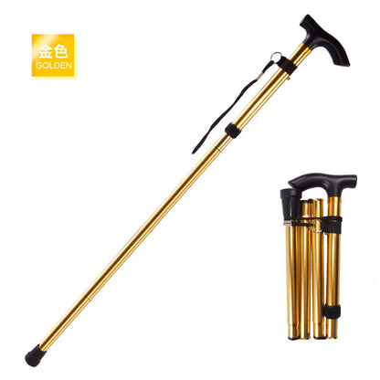 Adjustable walking stick, anti-slip, anti-shock, for walking