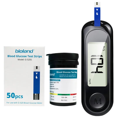 Blood Sugar Meter for Diabetics Kit with  50 Test Strips and  lancet Machine