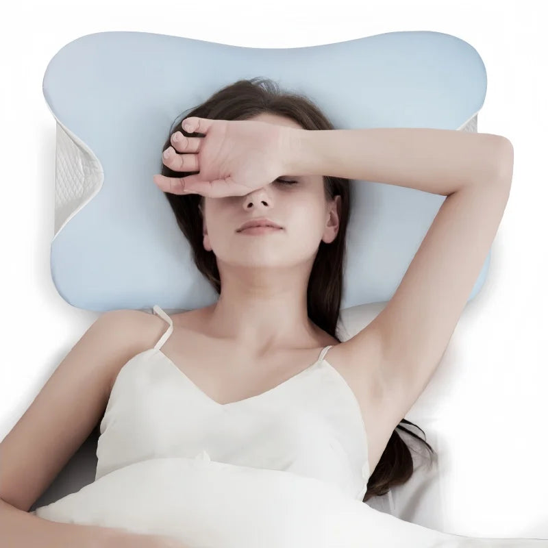 Large Ergonomic Cervical the  foam  Pillow Butterfly Shape