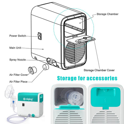 Nebulizer Machine Health Monitors Portable For Adult Child