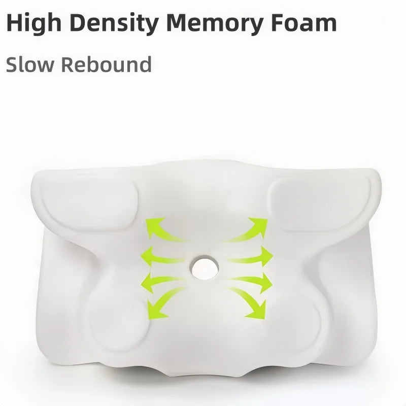 Large Ergonomic Cervical the  foam  Pillow Butterfly Shape