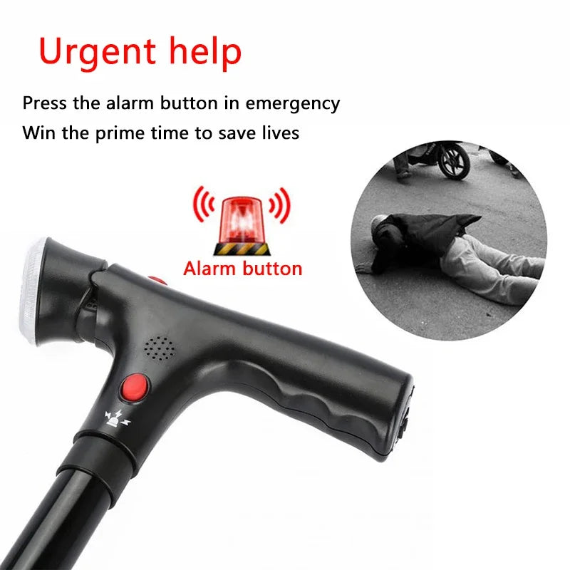 Crutches for Elder ,Collapsible  Cane  With alarm