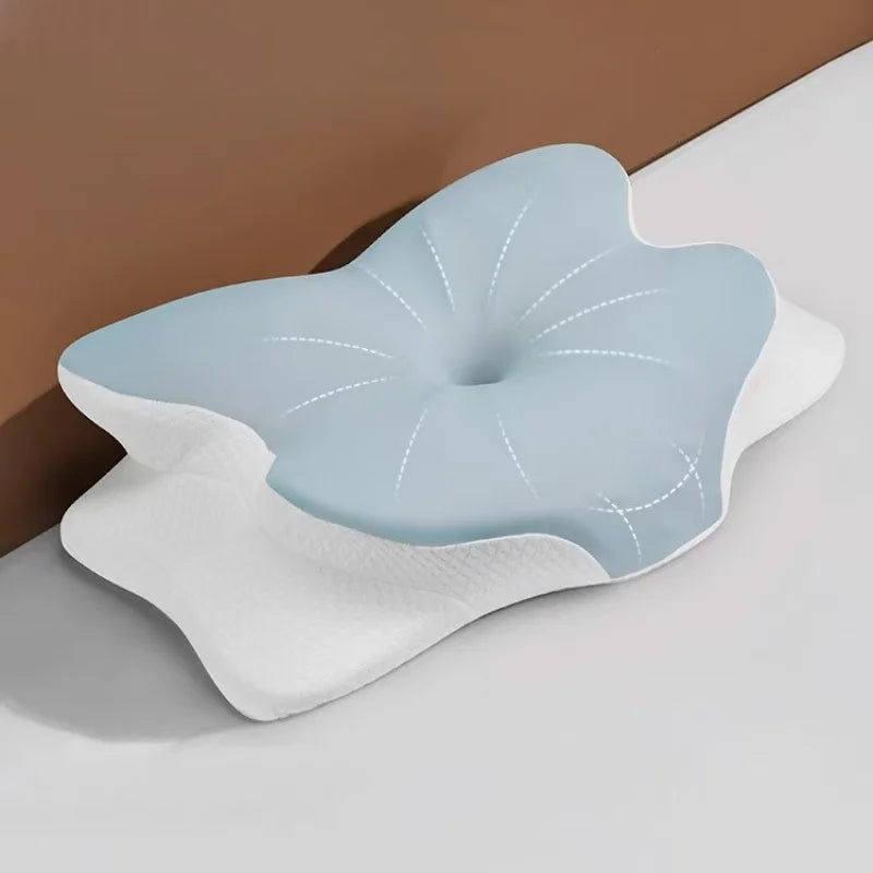 Large Ergonomic Cervical the  foam  Pillow Butterfly Shape