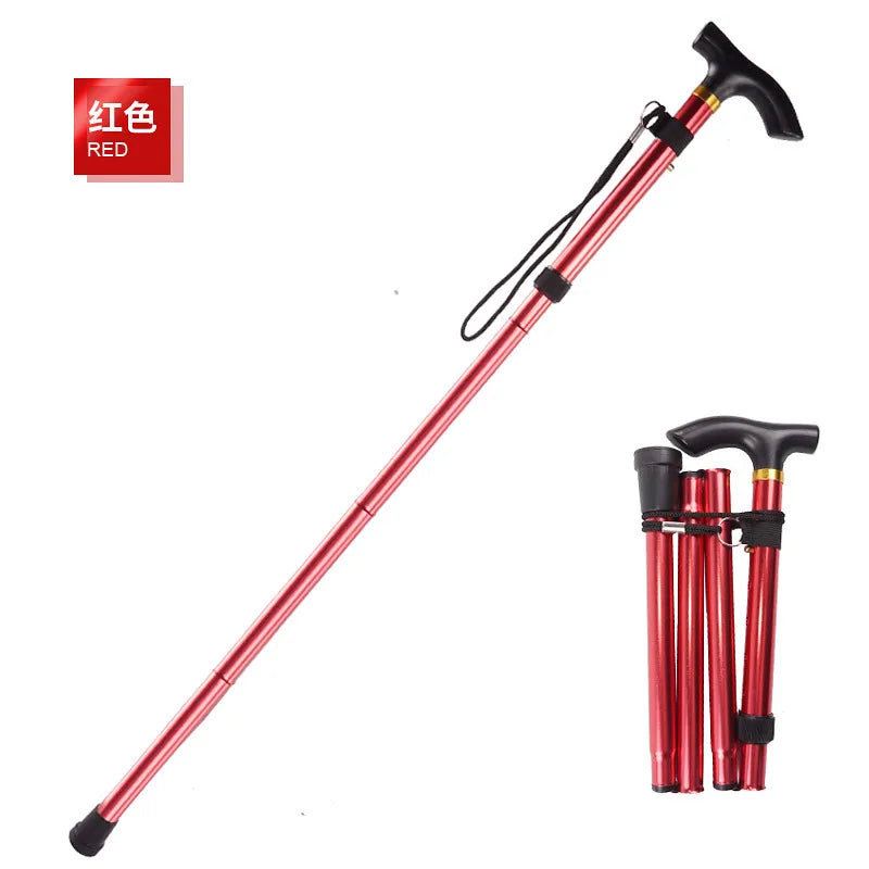 Adjustable walking stick, anti-slip, anti-shock, for walking