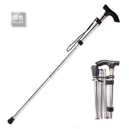 Adjustable walking stick, anti-slip, anti-shock, for walking