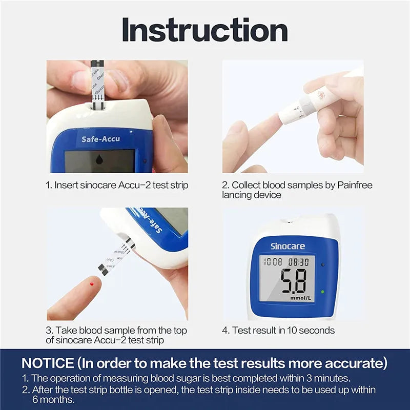 Blood Sugar Meter Kit for diabetics