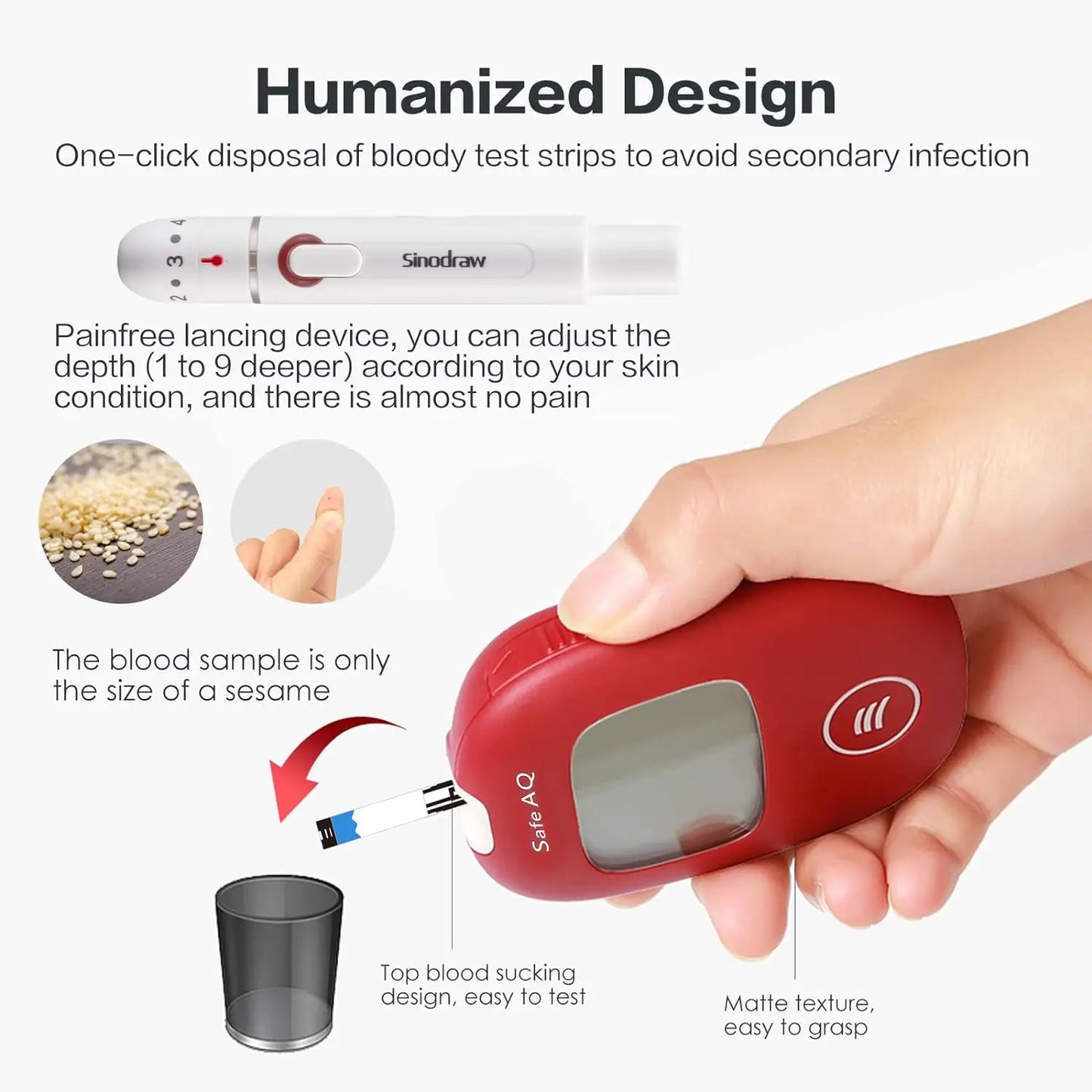 Diabetes Blood Sugar Monitor  and Lancets