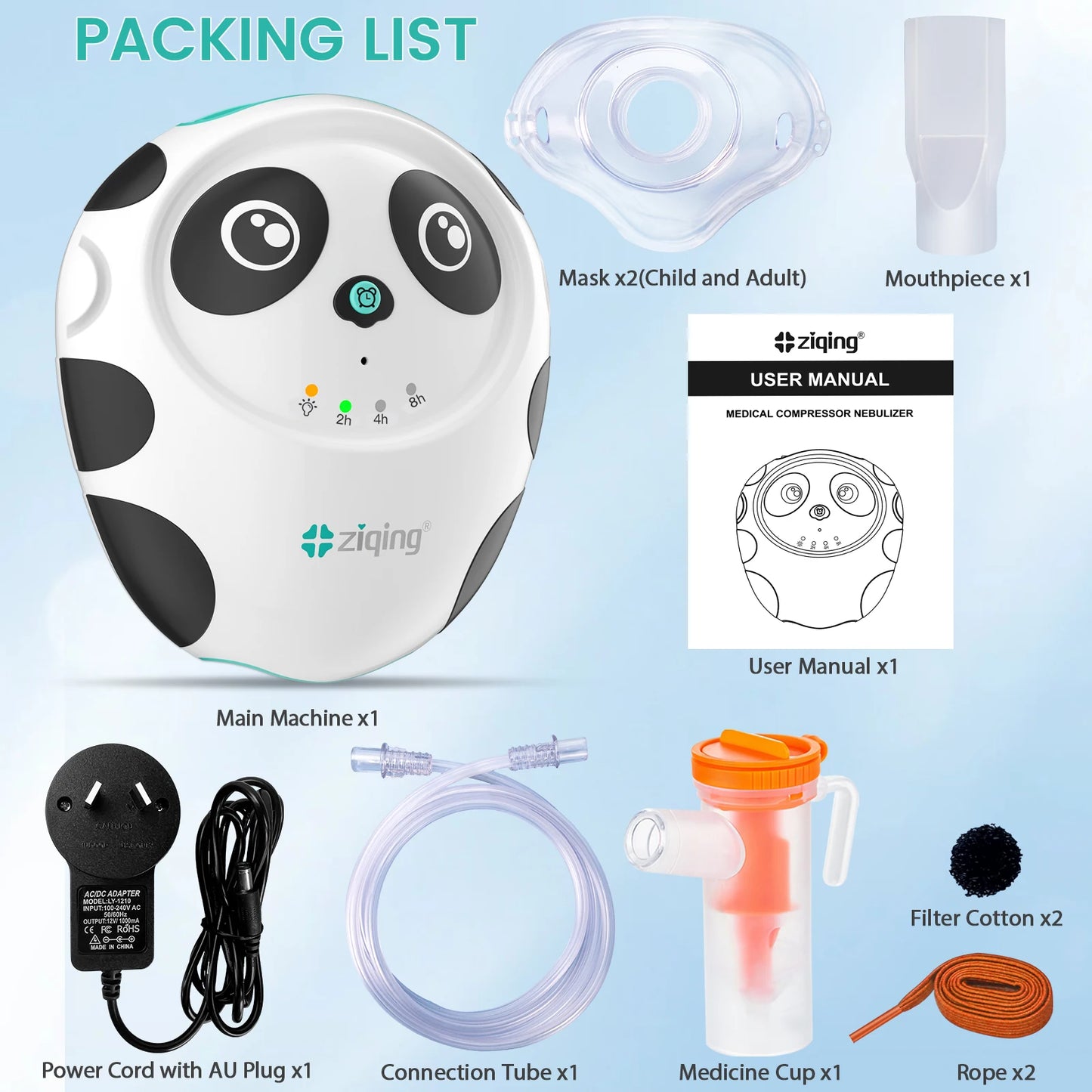 Nebulizer Machine Health Monitors Portable For Adult Child