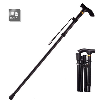 Adjustable walking stick, anti-slip, anti-shock, for walking