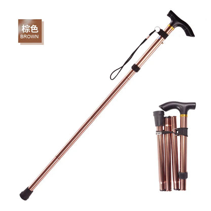 Adjustable walking stick, anti-slip, anti-shock, for walking