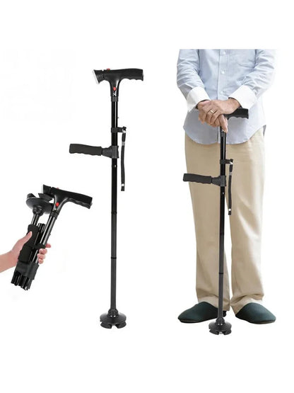 Crutches for Elder ,Collapsible  Cane  With alarm