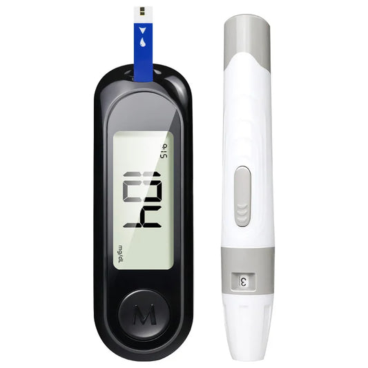 Blood Sugar Meter for Diabetics Kit with  50 Test Strips and  lancet Machine