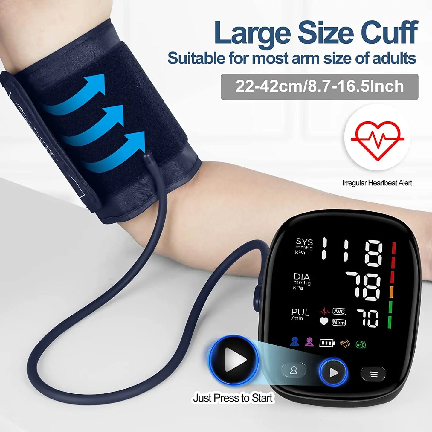 Automatic Blood Pressure Monitor   Home  Health Care