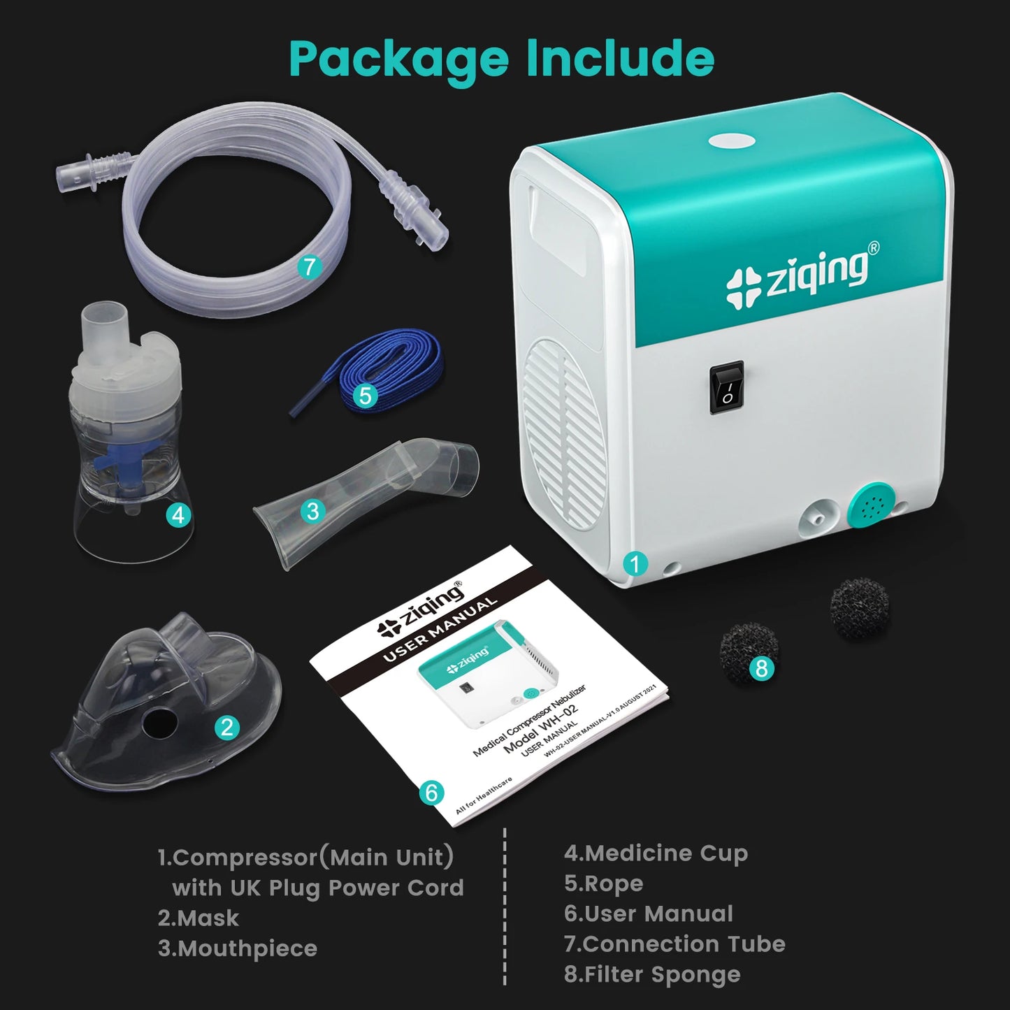 Nebulizer Machine Health Monitors Portable For Adult Child