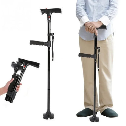 Crutches for Elder ,Collapsible  Cane  With alarm