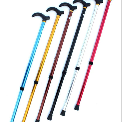 Adjustable walking stick, anti-slip, anti-shock, for walking