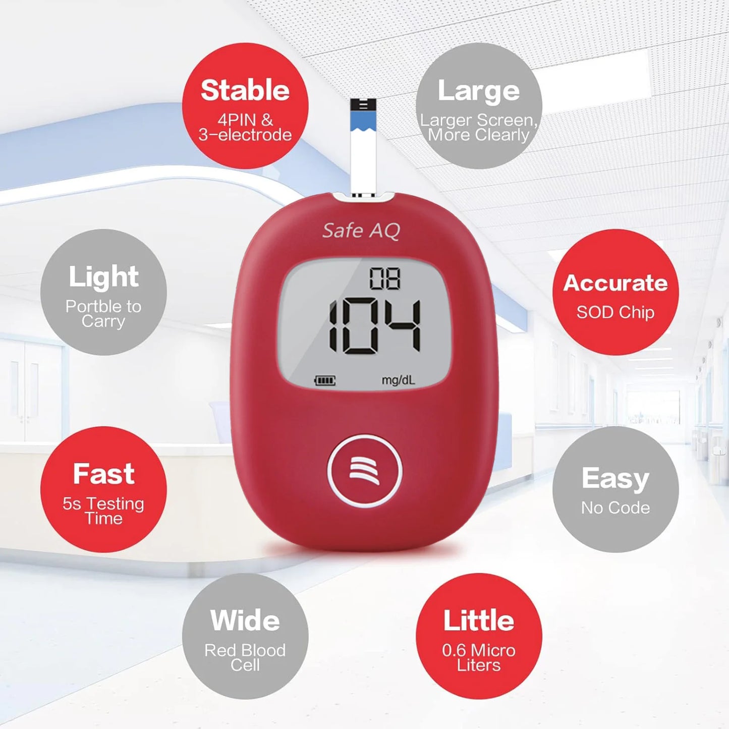 Diabetes Blood Sugar Monitor  and Lancets